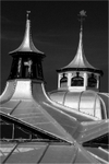 Llandudno pier 4 bw