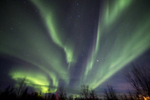 Windy night, Aurora, Karesuando, Northern Sweden