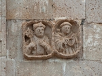 Santiago Apóstol, façade, reliefs right