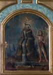 Nave St. Francis altar tabernacle, Christ Triumphant
