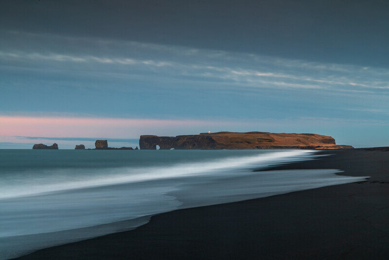 Dyrhólaey From Reynisfjara Beach, Iceland