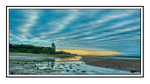 Greenan Castle from Doonfoot beach, Ayr.