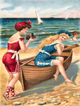 Victorian Beach Scene 9