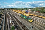 JL - 19.7.23 66591 6V12 Woking Down Yard - Merehead, Westbury
