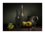 Grapes and Two Apples