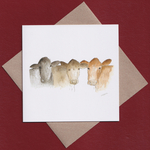 Cows greetings card
