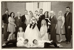 Kim and Jordan and bridal party family