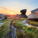 Back Tor Sunset