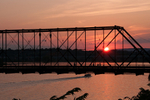 Walnut Street Bridge Sunset
