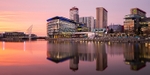 Sunset at Salford Quays