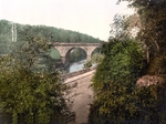 Ambergate railway bridge over River Derwent Derbyshire 29