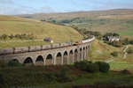 17.9.10 - 66701 & 66108 6M00 Mossend - Clitheroe, Dandry Mire