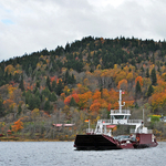Gondola Point Cable Ferry New Brunswick Autumn Foliage