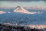 Yr Aran in snow