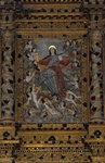 La Transfiguración, high altar, second tier central panel, Assumption
