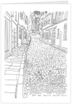 A5 Greeting Card of Elm Hill Norwich