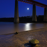 Forth Bridge by Moonlight