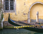 GONDOLA AT REST - VENICE