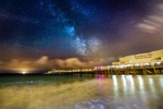 z2711 The Milky Way over Sandown Pier
