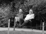 Silent Communication (b&w)