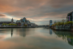 Sunset over Ulster Bank
