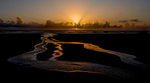 No.0060. Baylys beach sunset