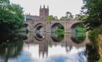 River Wye and Hereford Cathedral