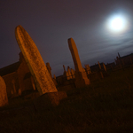 Moonlit Cemetary