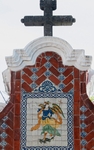 West atrial gate azulejos & cross