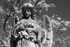 angel wreath [b&w]