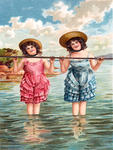 Victorian Beach Scene 10