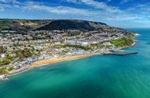 z3770 Picturesque Ventnor on a fine Spring Day