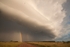 Double Rainbows under Shelf Cloud