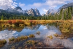 First Snow Sawtooths