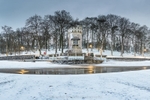 ab463 Appley Tower after the snowfall