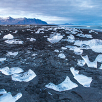 Fading Light, Diamond Beach, Iceland