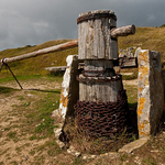 Ancient winch from a limestone 'quar', Durlston.