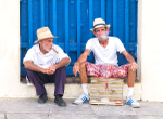 SMOKERS - TRINIDAD, CUBA