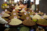 Spice sellers near the Jama Masjid, Delhi