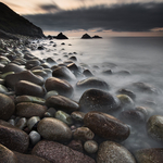 Pebble Beach at Twilight