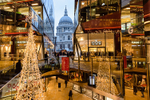 Christmas Tree and St Paul's Cathedral