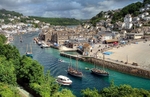 Luggers at the Regatta in Looe