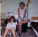 1965 college dorm room