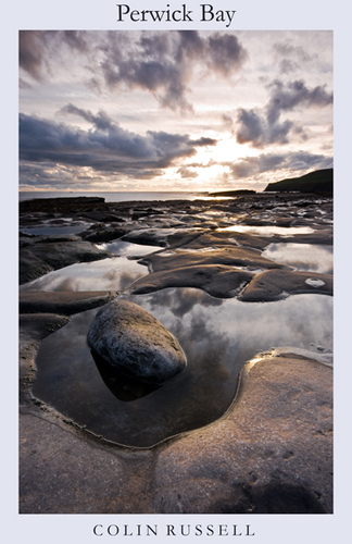 November afternoon on the rocks at Port St. Mary looking South over Perwick Bay.