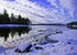 Loch Awe under a snowy cover.