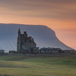 Sunset Over Classiebawn Castle and Benbulben, Co Sligo - Version 1