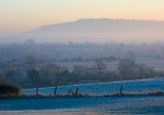 Winter on Bredon Hill