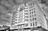 Beresford building, Glasgow - 3848_Painterly bw