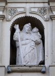 Lateral atrial gate sculpture, St. Joseph