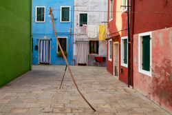Crossed lines - Burano, Venice, Italy